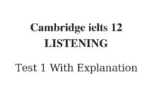 cambridge ielts 1 listening